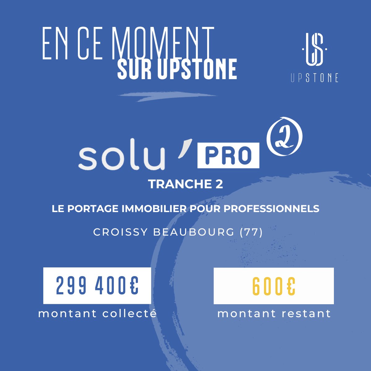 [ EN CE MOMENT SUR UPSTONE ]

Deux projets sont en cours de collecte et bientôt en closing sur notre plateforme !

Pour investir à partir de 100€, rendez-vous sur lnkd.in/etDUZVE9 🚀

#crowdfunding #immobilier #collecte #investissement