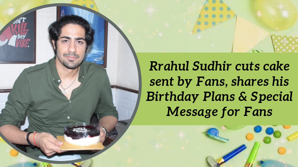 Rrahul Sudhir cuts cake sent by Fans, shares his Birthday Plans &amp; Special Message for Fans

Link: youtu.be/LIMgqMV78ms?si… 

#RrahulSudhir #Famezzo
