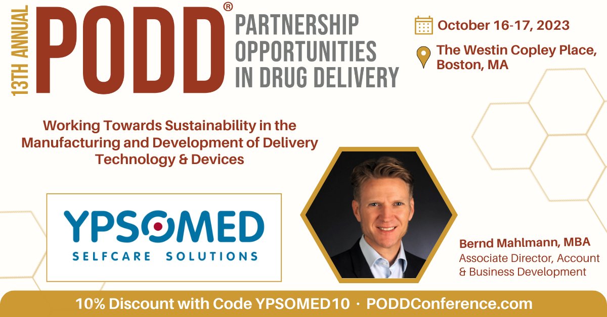 On day two of the PODD in Boston Bernd Mahlmann will be joining Monica Adams and panellists from GSK, AZ and Teva discussing Sustainability in the Manufacturing and Development of Delivery Devices & Technologies. brnw.ch/21wD76h #PODD
