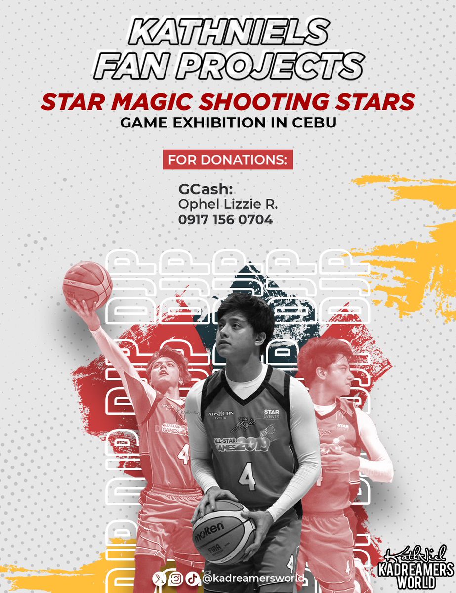 We did it in MOA, now we are set to give <a href="/imdanielpadilla/">Daniel Padilla</a> his first Star Magic Shooting Stars game in Cebu, an event he will never forget! 

KathNiel KaDreamers is now open in accepting donations for our fan projects in Cebu! Acceptance of donations and sponsorships will only be