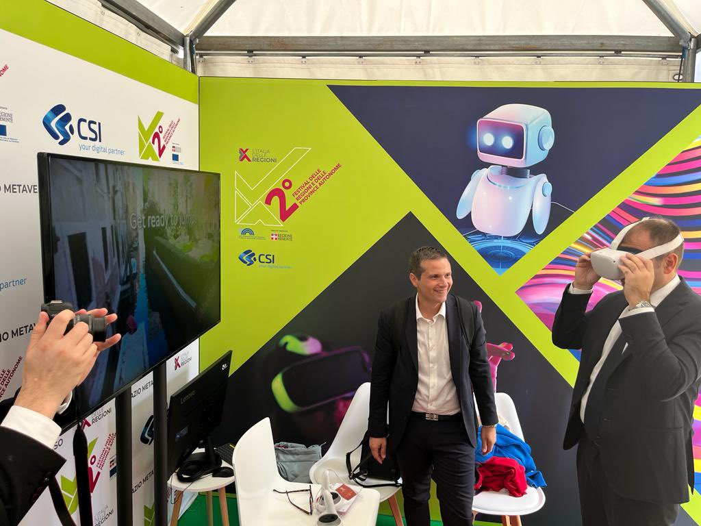 fdicos10's tweet photo. 📍A Torino per il Festival delle Regioni, in tanti in Piazza Castello per l’evento organizzato da @regioni_it. Con #PASocial e @csipiemonte anche uno Spazio Metaverso 

#italiadelleregioni #digitalepopolare @Fondazione_FID https://t.co/XKZuT3uEql