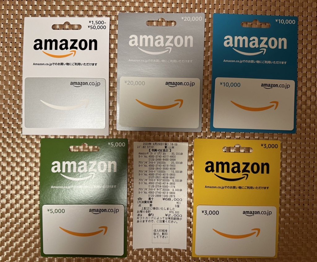 jeisonsensei's tweet photo. 【Amazonギフト券 還元企画】

今日(10/2)の有料予想は
7/8準パーフェクト的中🎯

10月に入ってから絶好調🎯

Amazonギフト券合計¥68000円分🎁

最大3万円のAmazonギフト券！
(金額詳細は1枚目の写真を参照)

この投稿『いいね&amp;RT』
＠jeisonsensei フォローで完了です🔥
https://t.co/db6RN7hvcY https://t.co/YRAwcnH5Pz