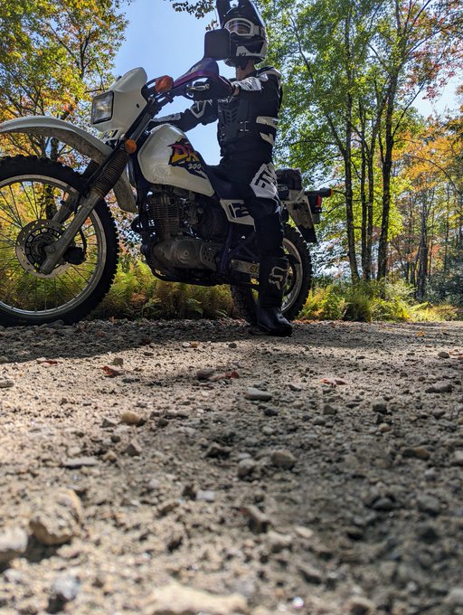 Ripping as much as I can before there is snow covering these trails. https://t.co/wPitx8erYf