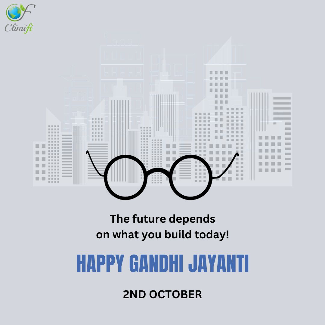 climifi's tweet photo. Gandhi Jayanti: Commemorating the Legacy of Mahatma Gandhi 🕊️🌿
On this special day, we remember the values of peace and simplicity advocated by the Mahatma. Let's extend his wisdom to environmental stewardship. 
#GandhiJayanti #MahatmaGandhi #SustainableLiving  #GreenLegacy https://t.co/ZjzYW3cAmK