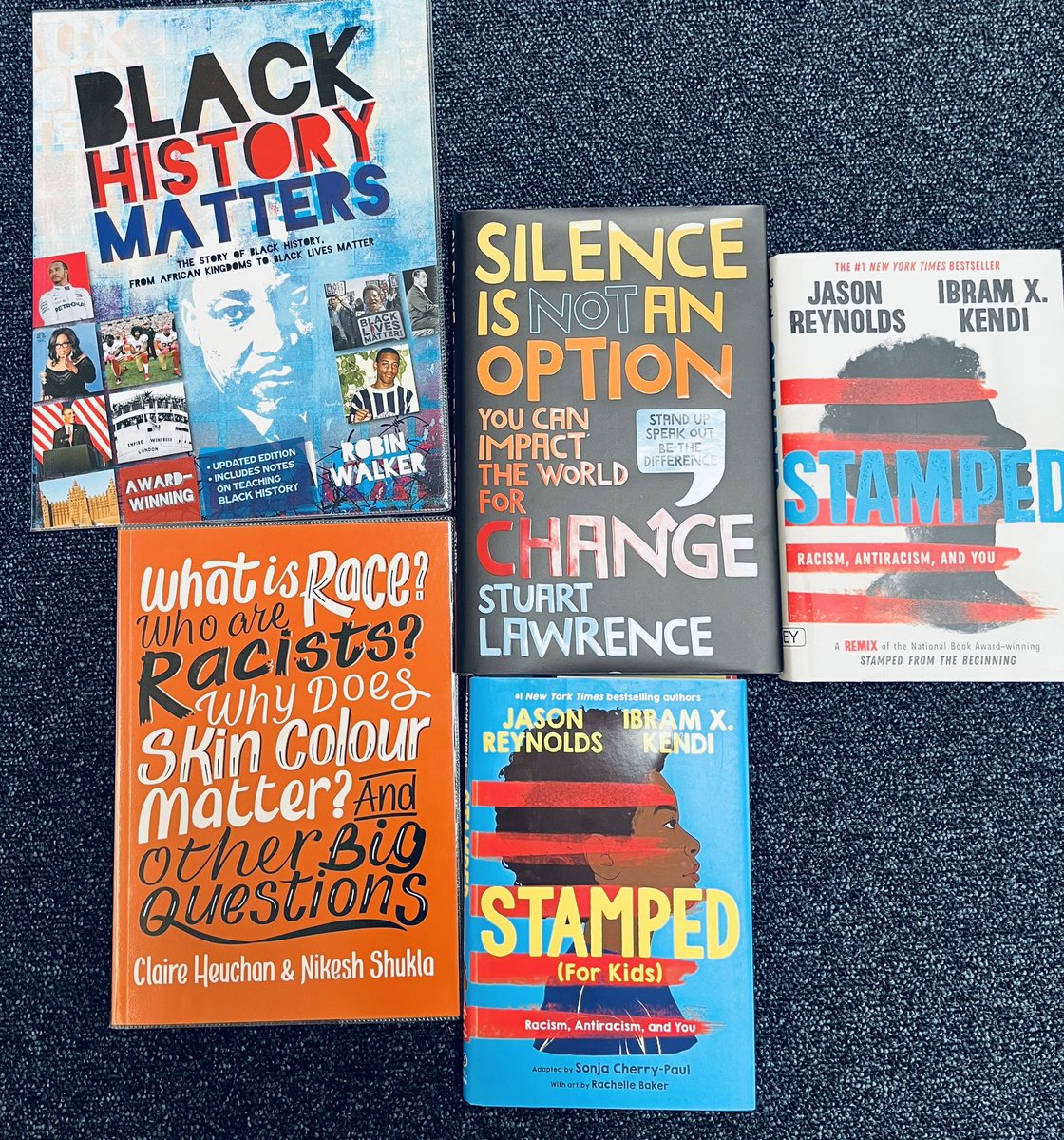 Super excited about our new books in the library for blackhistorymonth @edinburghacad can’t wait to get the RMPS department involved and reading. #BlackHistoryMonth