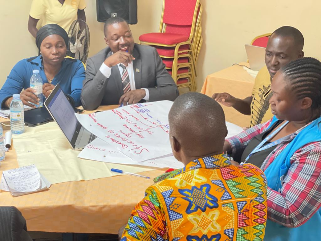 NGObureau's tweet photo. Koboko Municipality NGO Monitoring Committee participating in a group work exercise on the implementation strategy of the #NGORegulatoryFramework. This is part of our commitment to build the capacity of all #DNMCs
& #SNMCs in the country. https://t.co/nWF7HqEULE