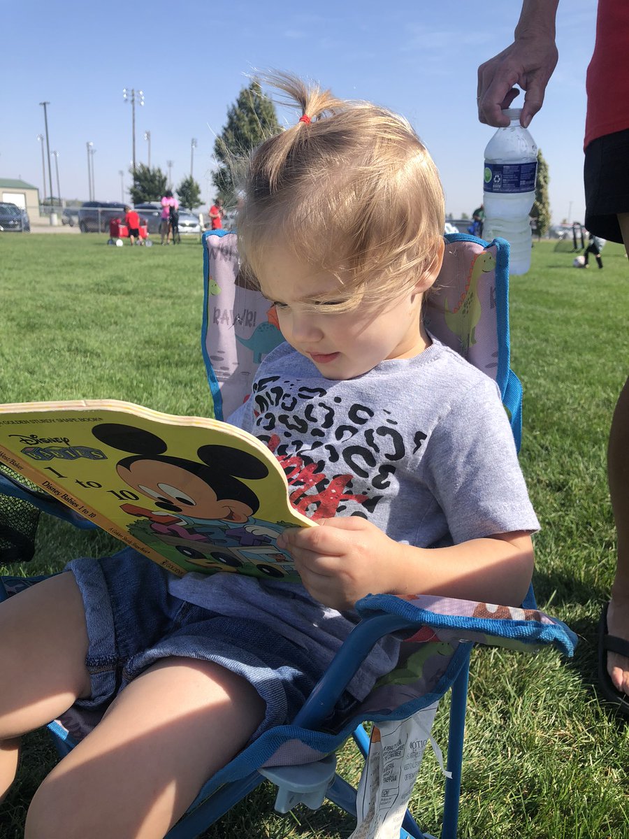 KelliWemhoff's tweet image. Weston wrapped up his last game of 3 year old soccer this weekend. Jolee is figuring out what it means to sit and stay busy during games 😆 Weston also did not make it all the way through girls bible study! 😆😆 #weekendrecap