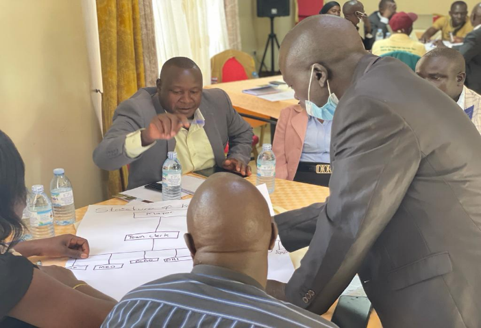 NGObureau's tweet photo. Koboko Municipality NGO Monitoring Committee participating in a group work exercise on the implementation strategy of the #NGORegulatoryFramework. This is part of our commitment to build the capacity of all #DNMCs
& #SNMCs in the country. https://t.co/nWF7HqEULE