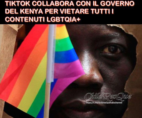 🌈❌TIKTOK RIMUOVE VIDEO LGBTQ❌

#2ottobre 
#News_AFRICA_Kenya #Stop_GENDERMAINSTREAMING #Brain_Washing #TIKTOK

tinyurl.com/4pv47t3j