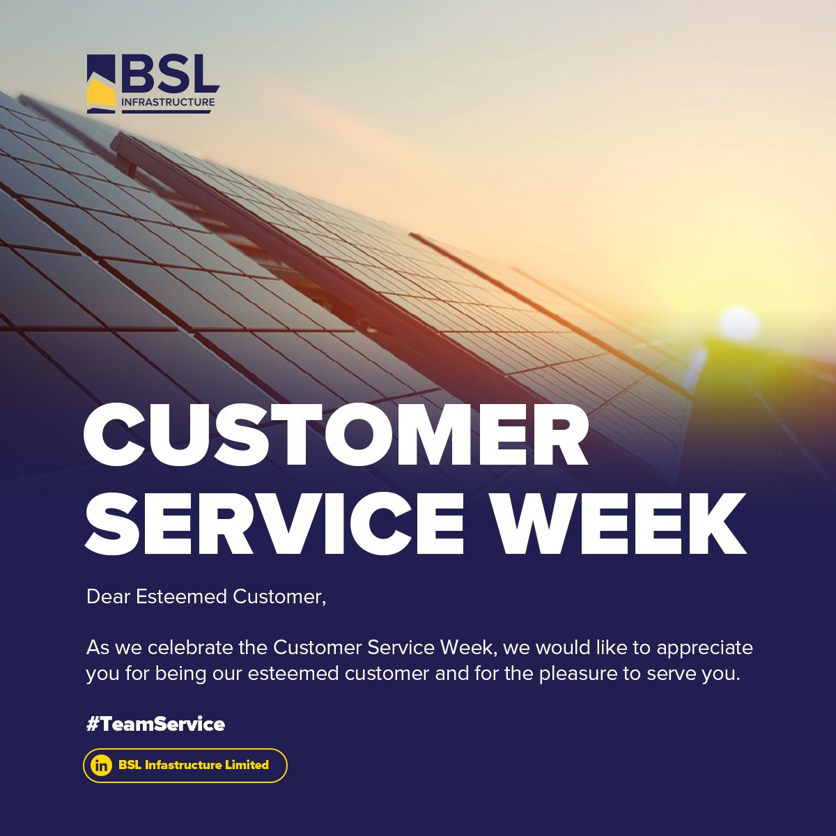 bsl_limited's tweet photo. As we celebrate this #CSWeek2023, we remember that it's the collective effort of our incredible team and the trust of our valued customers that truly sets us apart. 

Here's to many more successful projects and strengthened partnerships in the future. We value you! #TeamService https://t.co/VtWbTGSEJl