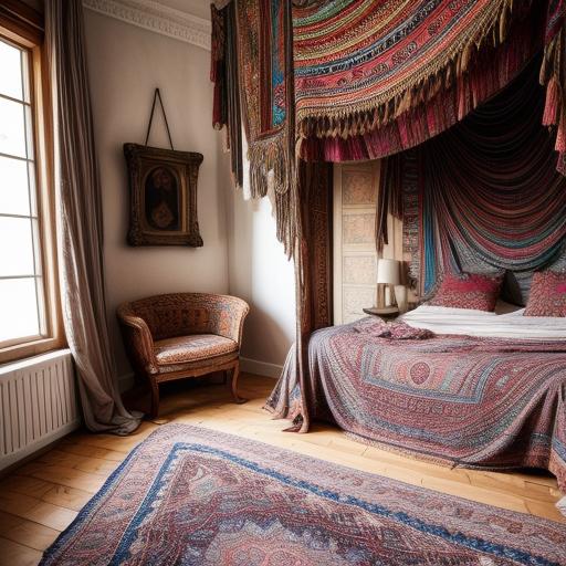 interior_ai_gen's tweet photo. Dream amidst layers of colors and culture in a Bohemian Bedroom. Curate your personal oasis with Interior AI Generator: https://t.co/NIHbbVC9XO #design #interior #bohemianbedroom #eclecticdreams https://t.co/mOlfxiJtsG