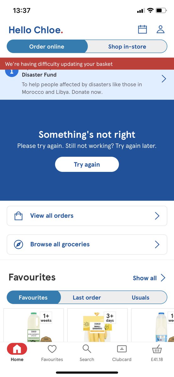 _chloeleigh's tweet photo. @Tesco 3 days it’s been going this now.. https://t.co/0abXjcxmU8