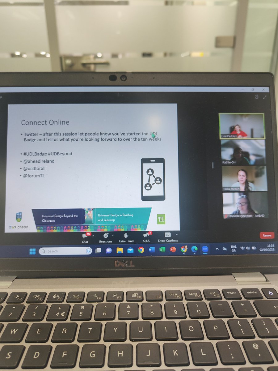 Colleen Doyle (@drcolleen3) on Twitter photo Excited to be in the first cohort of the Universal Design Beyond the Classroom badge 🎉 #UDBeyond <a href="/aheadireland/">AHEAD Ireland</a> <a href="/UCDforALL/">UCD Access & Lifelong Learning</a> <a href="/ForumTL/">National Forum T&L</a> Excited to be in the first cohort of the Universal Design Beyond the Classroom badge 🎉 #UDBeyond <a href="/aheadireland/">AHEAD Ireland</a> <a href="/UCDforALL/">UCD Access & Lifelong Learning</a> <a href="/ForumTL/">National Forum T&L</a>
