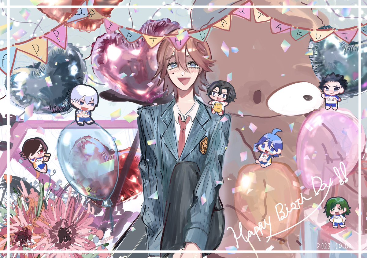 あしきば、お誕生日おめでとう🥹👊✨💕愛💕
（タグ間違えていたので再掲）

#葦木場拓斗誕生祭2023
#葦木場拓斗生誕祭2023