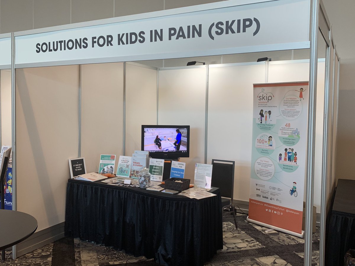 Conferencing all day today #ISPP2023 stop by the @KidsInPain booth say hi, explore some of our tools #ItDoesntHaveToHurt