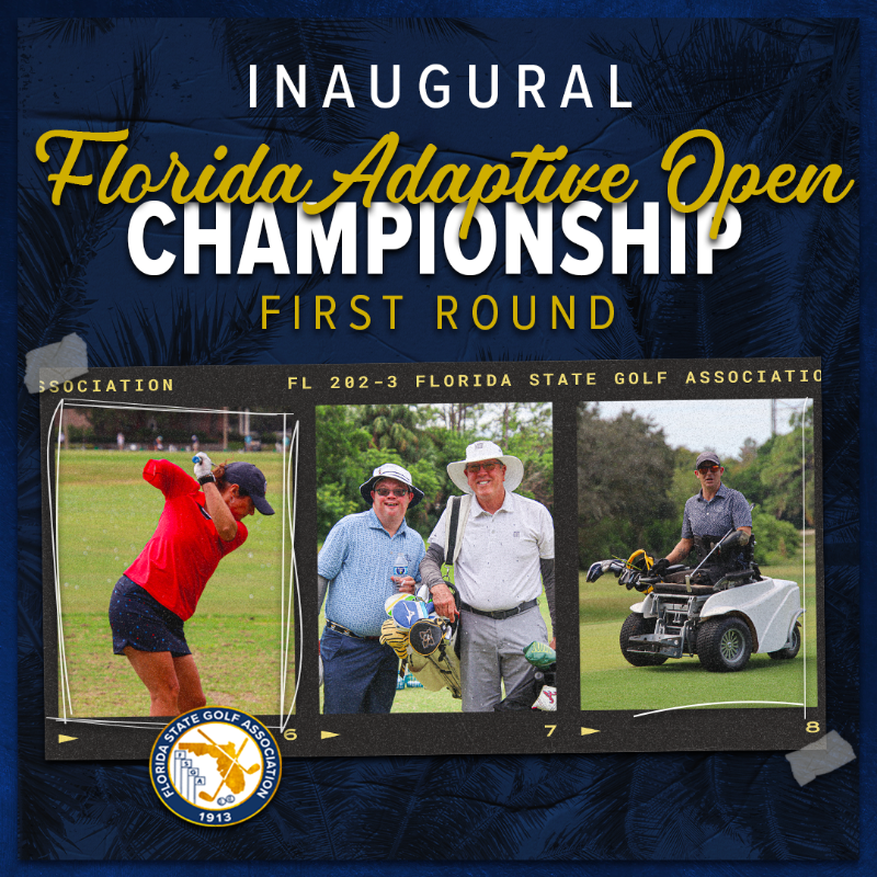 fsga's tweet photo. The Inaugural #FLAdaptiveOpen is officially underway!
Follow all the action ⤵️