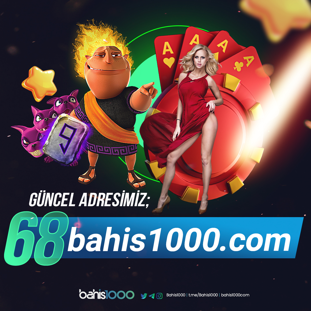 ⭕️ Bahis1000 Giriş  Adresimiz Güncellenmiştir 68bahis1000.com Adresinden Giriş Yapabilirsiniz.

❗️Bir Sonraki Giriş Adresimiz 69bahis1000.com Olacaktır

🌐 Detaylar ve Çok Daha Fazlası b1000.link/Telegram Adresinde.

❌ #Bahis1000 Yeni Nesil Bahis Sitesi !