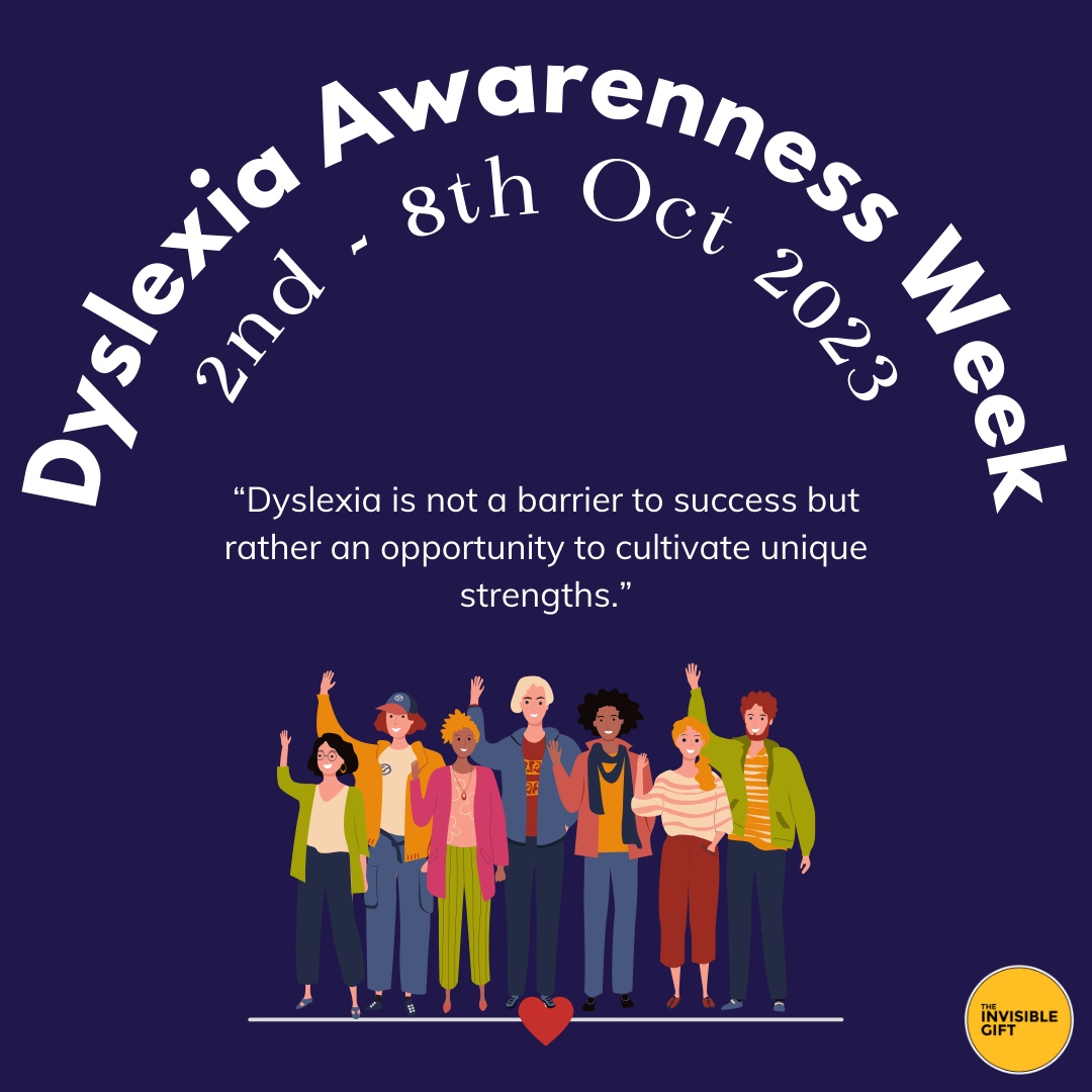 InvisibleGift's tweet image. Celebrating Dyslexia Awareness Week 🧡⁠
⁠
🌟 It's not a disability; it's a different ability.⁠
⁠
#dyslexia #dyslexiaawarenessweek #embracedifference