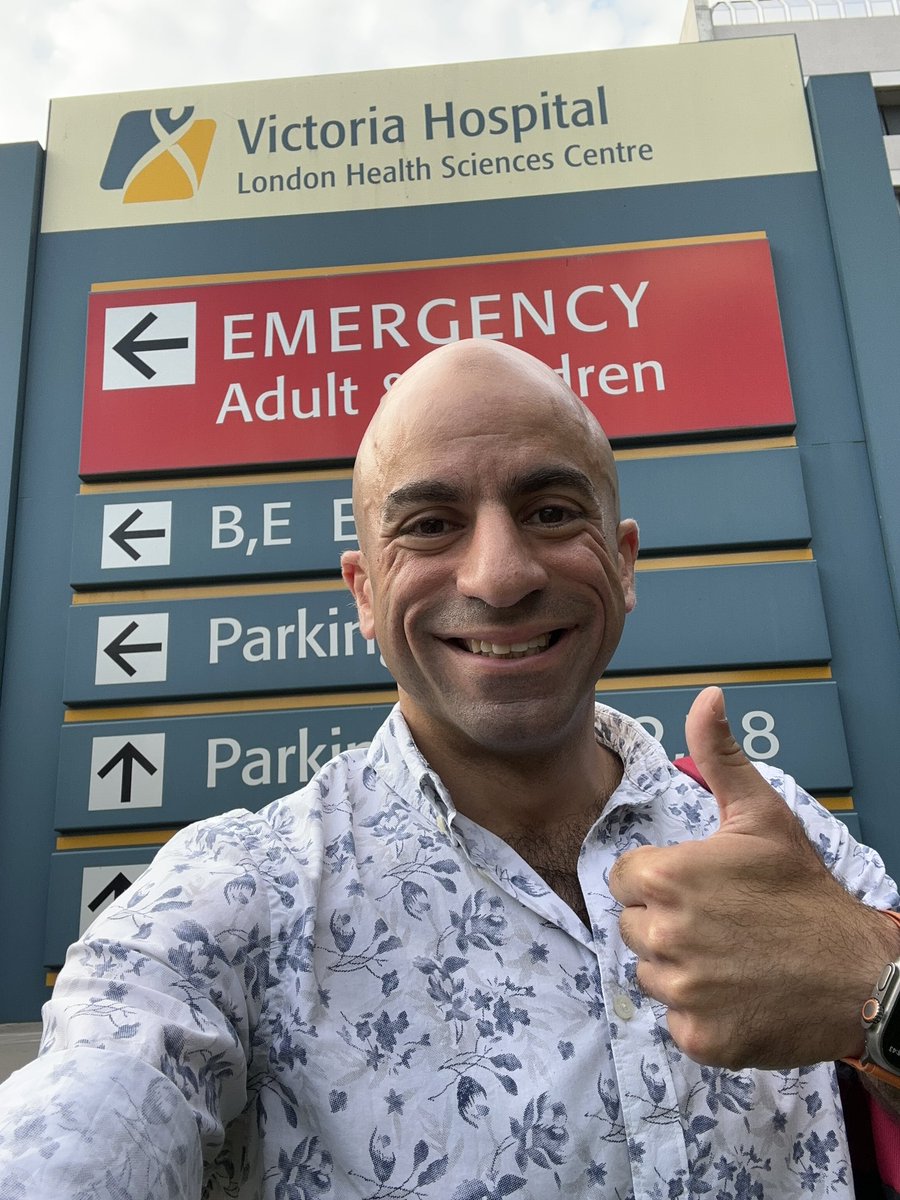 My first day as a consultant psychiatrist in London, Canada. I feel honoured, excited &amp; yes a bit nervous! What an opportunity to serve society &amp; provide care to people with mental health difficulties. There is no greater privilege. Thought I’d rock the floral! Wish me luck!