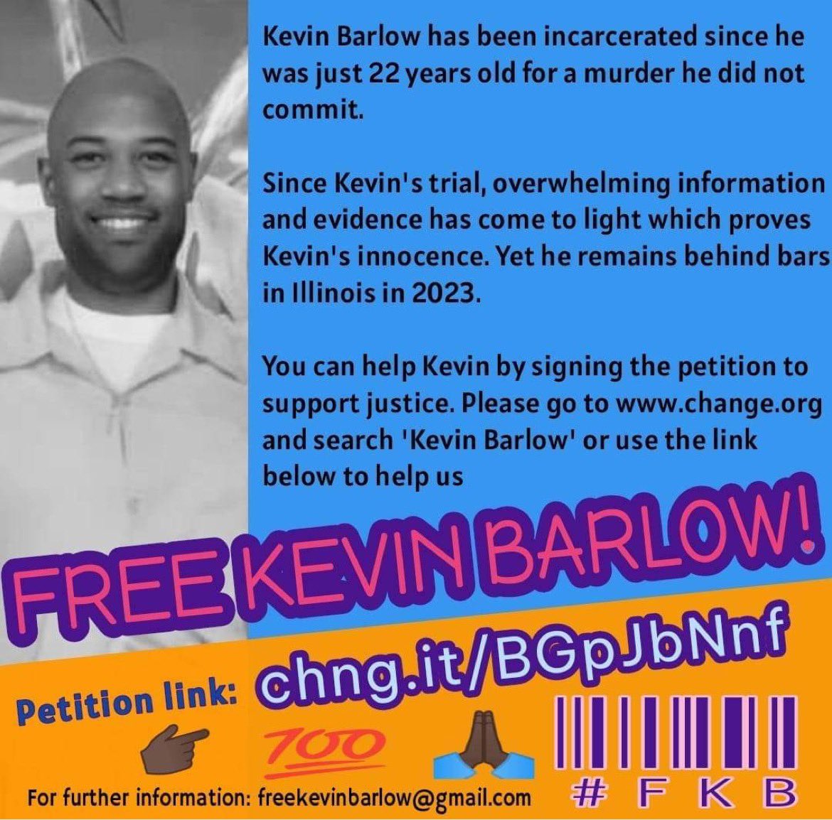 FreeKevinBarlow's tweet photo. INTERNATIONAL WRONGFUL CONVICTION DAY!! Today, October 2nd 2023 is the 10th annual International Wrongful Conviction Day. Please support us by signing and sharing Kevin’s petition and spreading the word of his wrongful conviction. https://t.co/zsg4rswTPz https://t.co/ppu1gT5t62