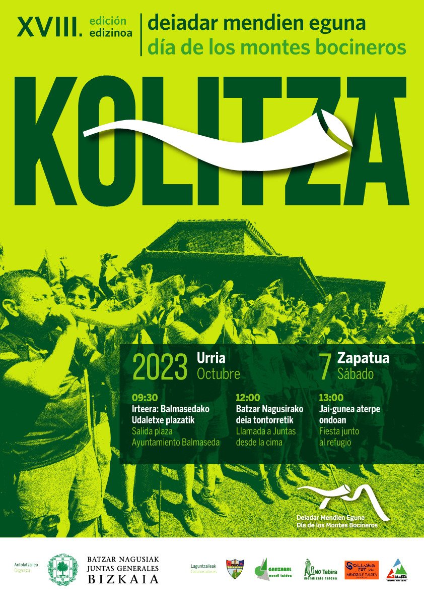 AlfonsoRiosV's tweet photo. 7 de octubre, este año el día de los montes bocineros de Bizkaia se celebrará en el #Kolitza https://t.co/VKQnJRuofS