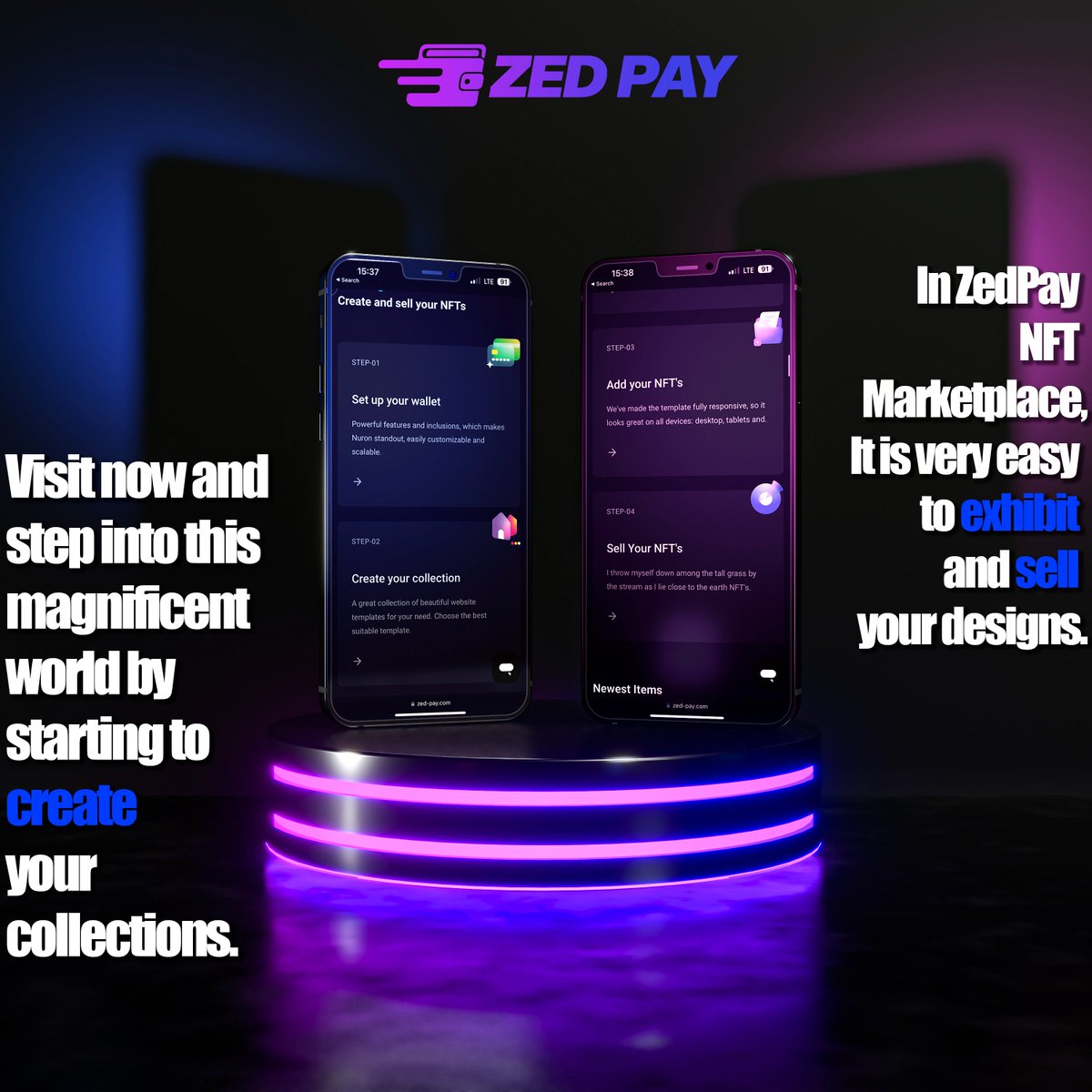 zedpaynft's tweet photo. The perfect platform for digital collectors to discover unique pieces:

'ZedPay NFT Marketplace'

#zedxion #zedpay #nft #nftturkey #nftart #marketplace #nftsold #nftzedpay #nftsystem #wallet #nftcollections https://t.co/A5VLclLQ0p