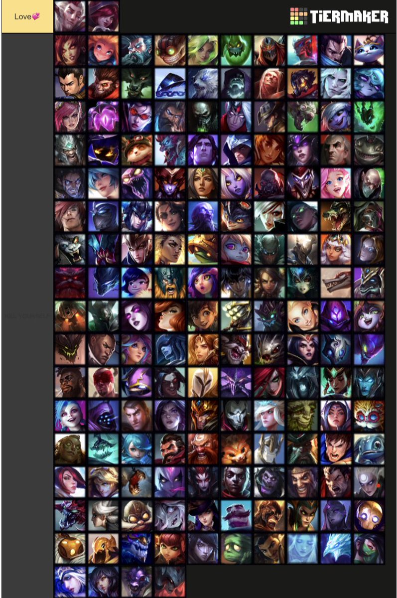 Xayah rakan ship tierlist 💞