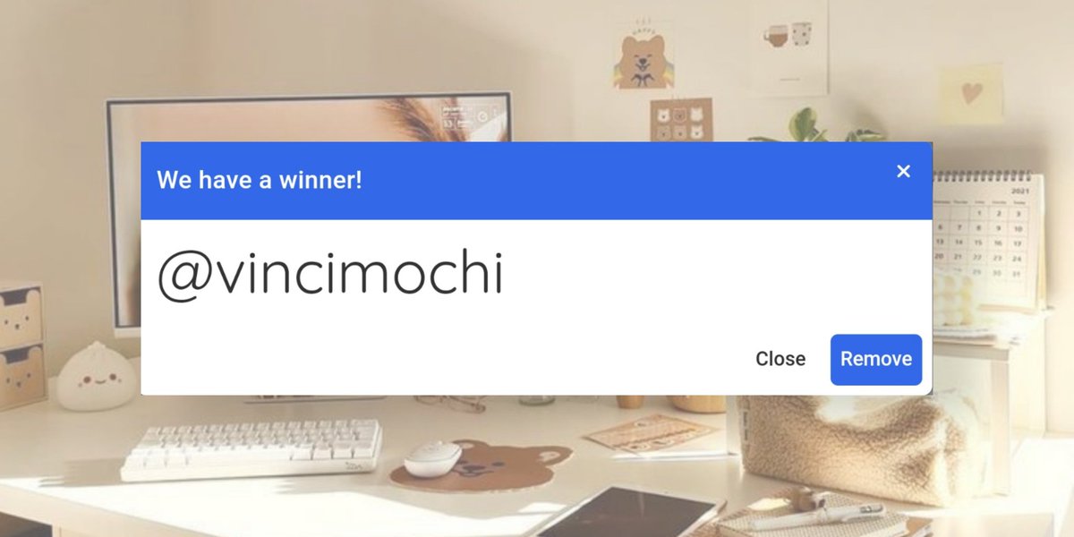 congratulations @vincimochi send us a message to claim your prize 🥳