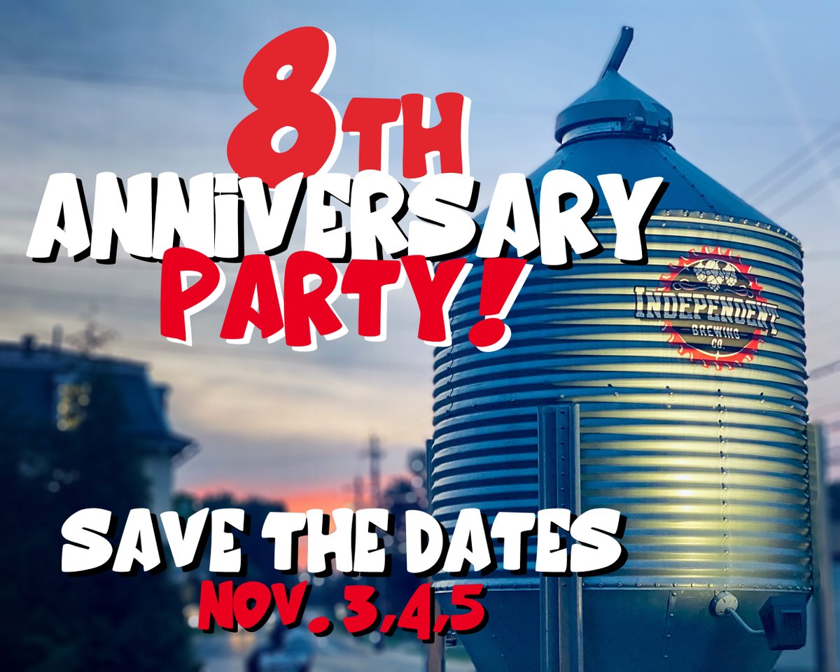 Save the dates #8thAnniversary