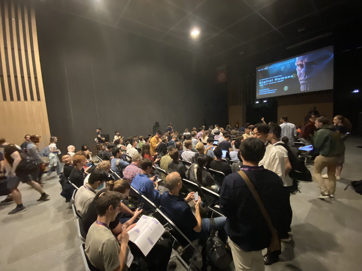 YoungkyoonJang's tweet photo. #ToNeRFOrNotToNeRF #ICCVWorkshop is a huge success! We are almost out of seats, but you can still join us in room W06. Don’t miss this amazing opportunity to learn about the latest advances in using neural radiance fields (NeRF) or not using NeRF. #ICCV2023 https://t.co/VJdCG8TsOx