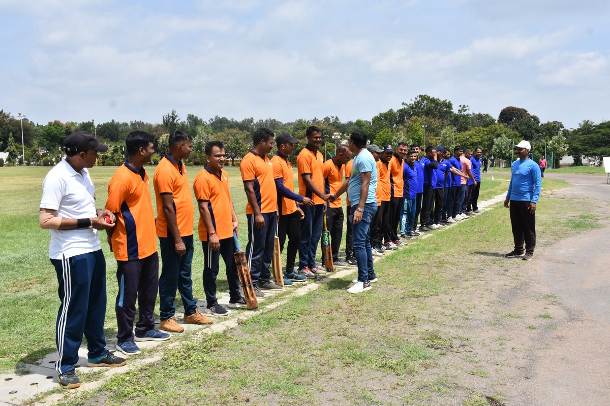 BSF_CEDCO's tweet photo. #BSF 

A cricket match was organised at this institute to celebrate #GandhiJayanti &amp; #LalBahadurShastriJayanti wherein Officers, staff &amp; trainees participated with high spirit and jubilation.

Few glimpses of the event.

#FirstLineofDefence
#NationFirst https://t.co/ATzfmv7DGr