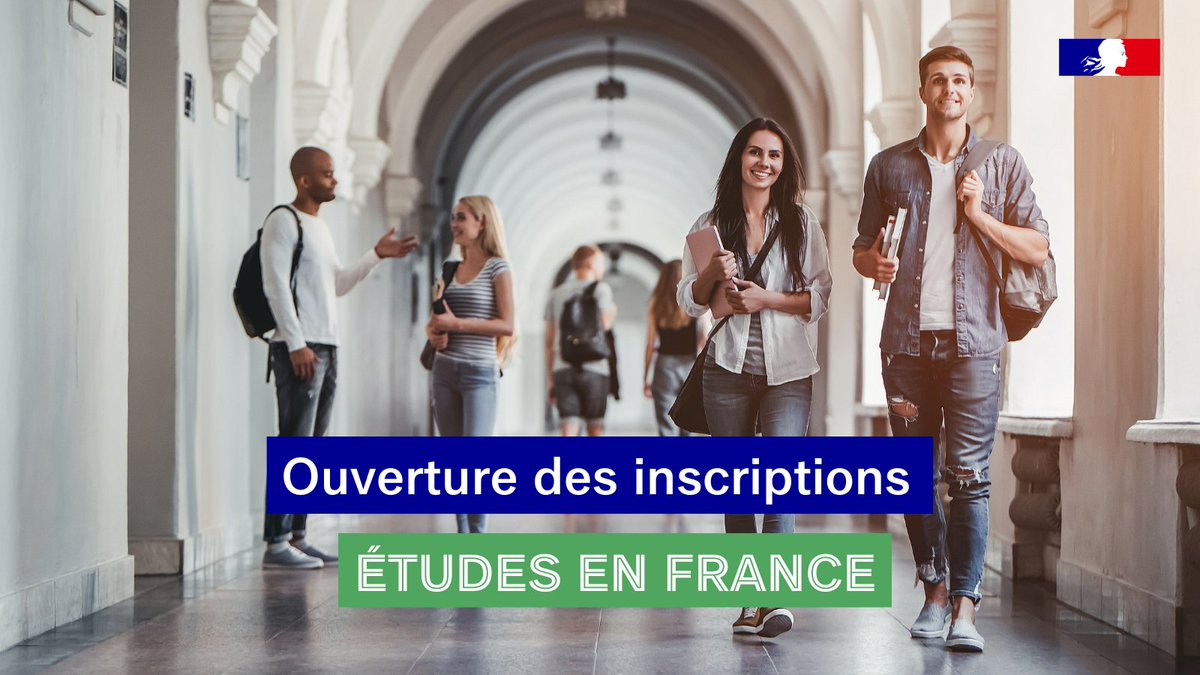 🇫🇷 Vous envisagez de poursuivre vos études en #France pour la prochaine rentrée universitaire ? 
✍️ Candidatez dès maintenant via la plateforme "Études en France" : les inscriptions sont ouvertes ! 
#RendezVousEnFrance
👉 swll.to/x66GZ