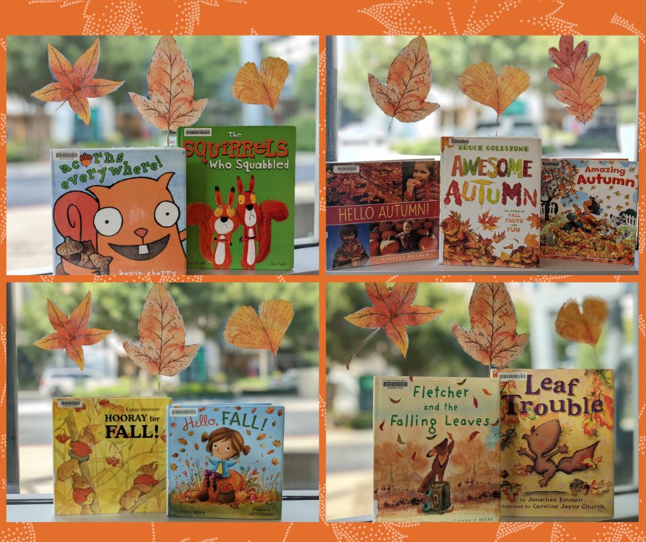 fulcolibrary's tweet photo. Do you feel that? It's Fall Y'all!  Let's say hello to the prettiest season of all with some amazing picture books. Check one out today at your local library. 

#FulcoLibrary #ResolveToRead #LibrariesTransform #FulcoReads #Fall #October https://t.co/Fk7DiWhUBc