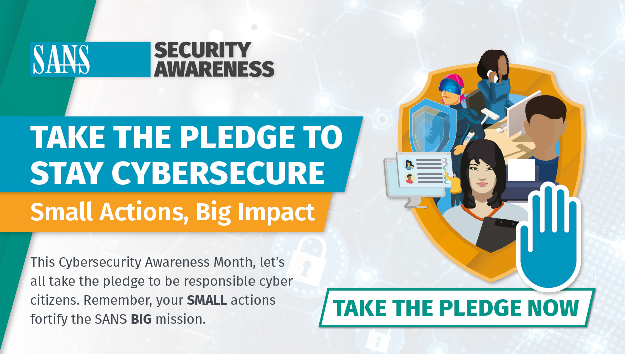 sans cybersecurity awareness month