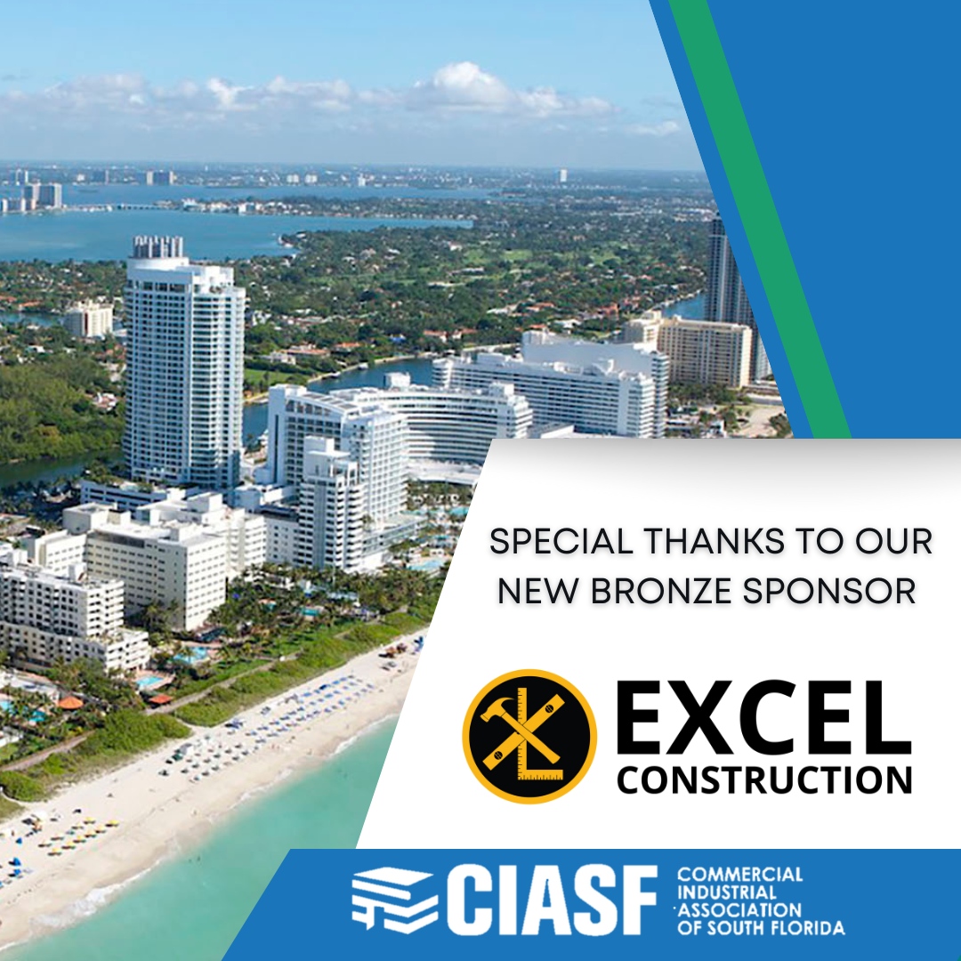 CIASF's tweet photo. CIASF extends a warm welcome to our newest Bronze Sponsor, Excel Construction of Florida!

Looking for new ways to connect and engage with industry leaders? Become a sponsor today by heading to the link in our bio to learn more ✨ https://t.co/XTtf1EaXvI