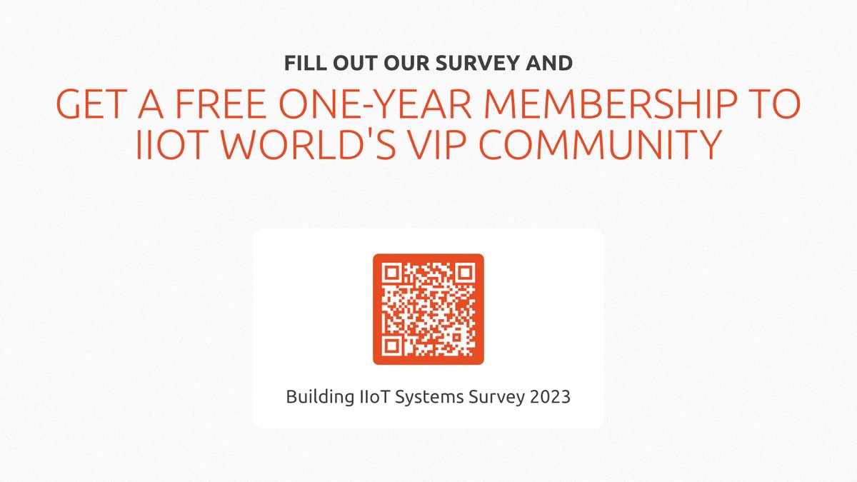 🗣️ Your feedback fuels our progress! Join others in taking our survey to help us understand your needs and preferences. Together, we can make a difference. Take the survey: ow.ly/rGnR50PPb2P 

#sponsored #survey2023 #iiot #industrialiot #iiotcommunity <a href="/VeriSmartCities/">🆅🅴🆁🅸🆂🅼🅰🆁🆃🅲🅸🆃🅸🅴🆂</a>