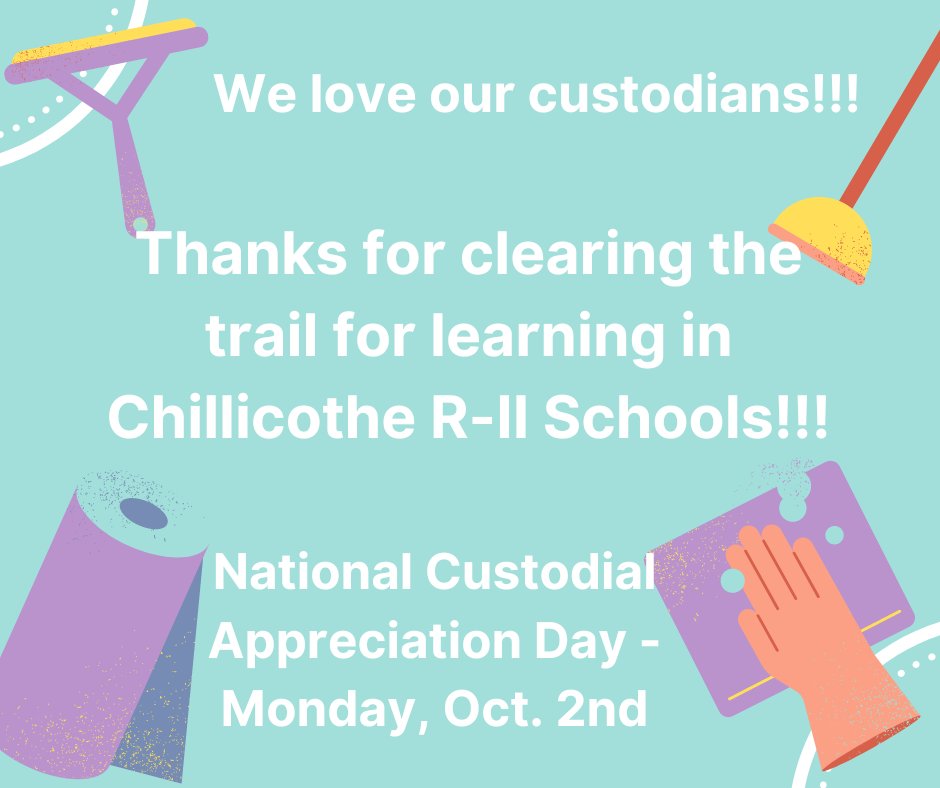 dewey_school's tweet photo. It's National Custodial Appreciation Day and we'd like to give a huge shout-out to our custodians, who work hard everyday to keep our buildings clean for our students and staff. Thanks so much for all that you do! https://t.co/4vNYizwW96
