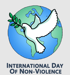 Happy International Day of Nonviolence! 💛✌️ Today, we celebrate the power of peace & nonviolence to solve conflicts without resorting to violence. #InternationalDayofNonviolence #PeaceNotViolence #SpreadTheLove #KCBPS #KCProud