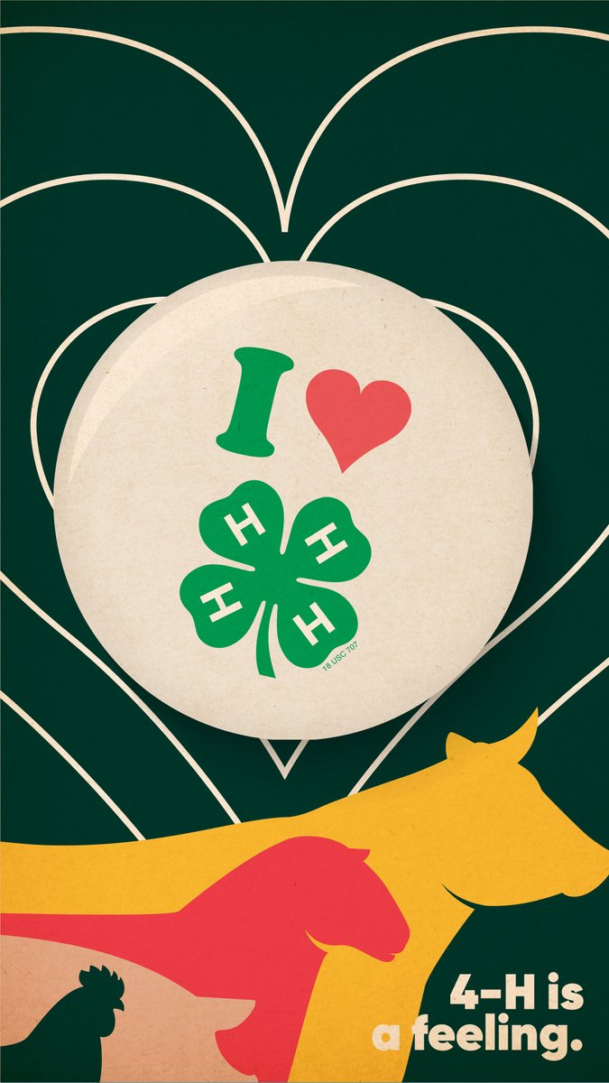 Happy #4HWeek! For more than 100 years, <a href="/4H/">4-H</a> has welcomed young people of all beliefs and backgrounds, giving kids a voice to express who they are and how they make their lives and communities better. This week and all year long, we celebrate our 4-H'ers!