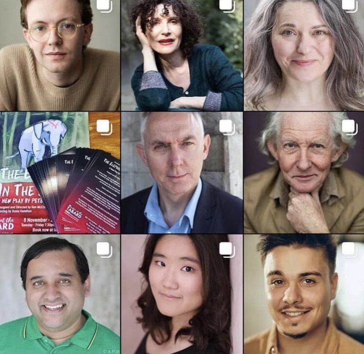 Brilliant cast for <a href="/_PeterHamilton/">Peter Hamilton</a>’s forceful new play: The Elephant in the Room from Nov 8 @theatreattabard directed <a href="/KenMcClymont/">Ken McClymont</a> with Fraser Anthony, Kristin Milward, Josie Ayers, Steve Omer, Craig Crosbie, Yasser Kayani, Lee Jai-Yu, Baptiste Semin <a href="/ClockSchoolTC/">Clockschool Theatre Company</a>