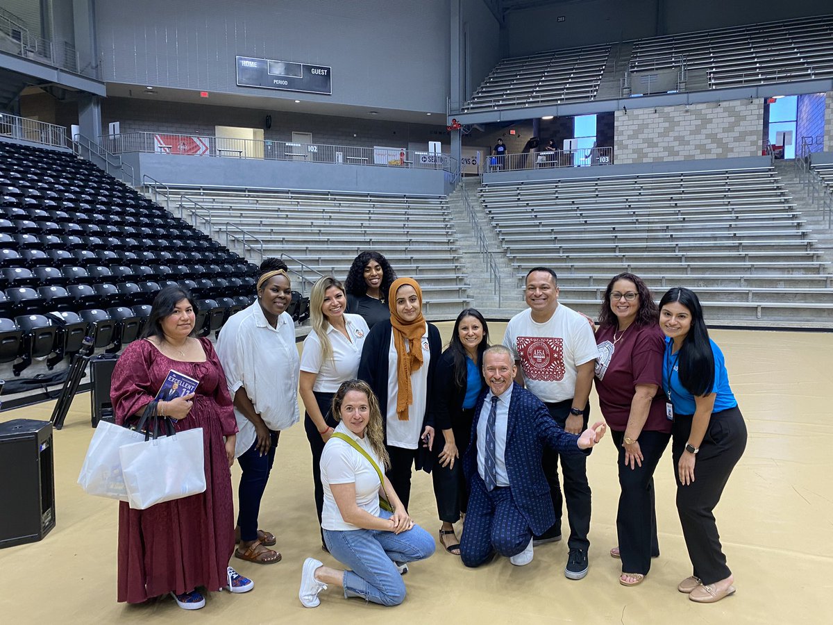 The AHSA team representing at the Dallas ISD REO presents Ron Clark event. Thank for the inspiration, perseverance and leadership, Ron! #ronclarkacademy #RacialEquality