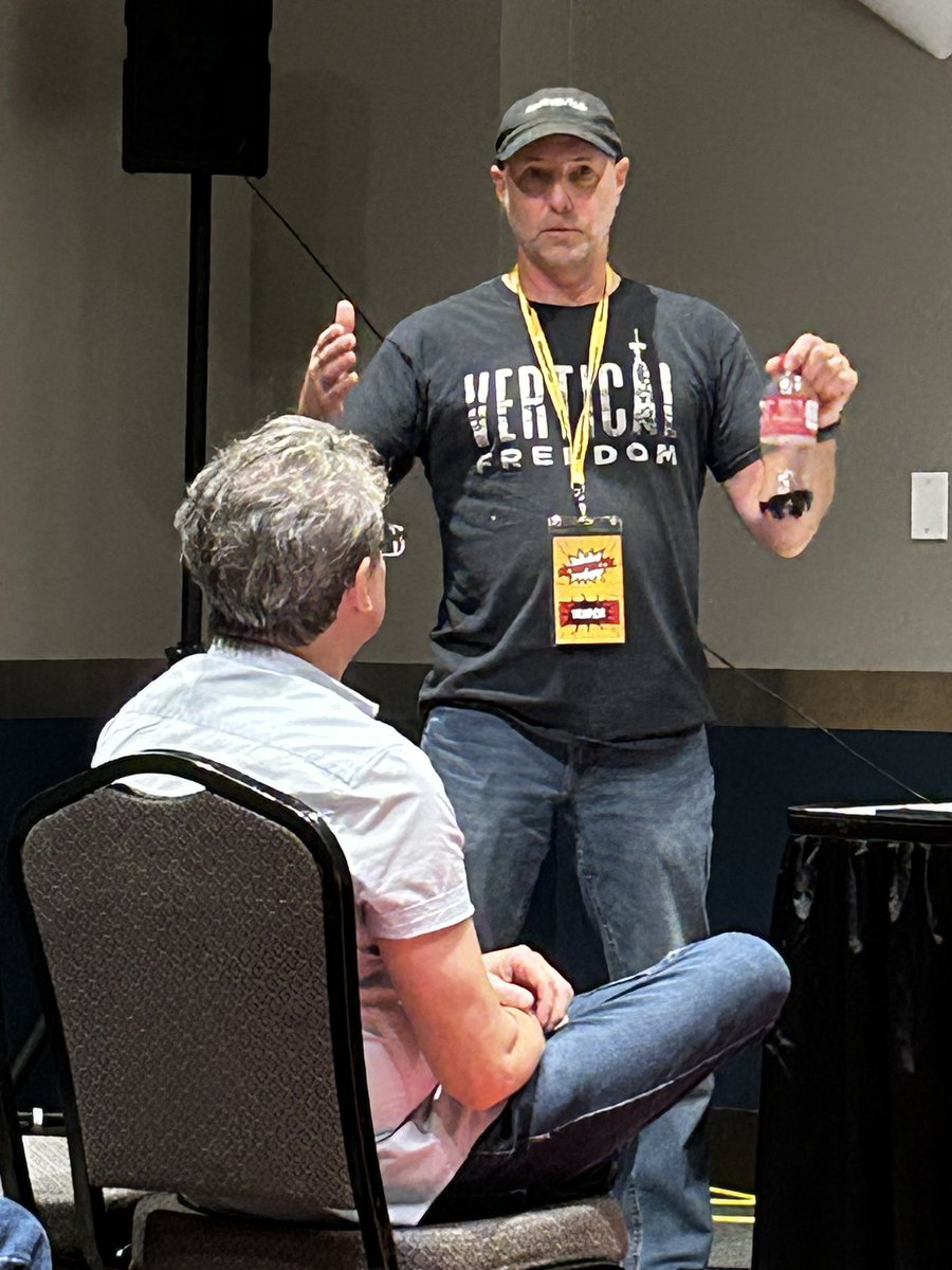 VF_TheMovie's tweet photo. Vertical Freedom Director Doug Lee speaks to the audience at the 2023 SiouxPerCon Film Festival on Saturday, September 30!  @VF_TheMovie @dougleepictures @CStorybuilt @NATEsafety @GravitasVOD https://t.co/3Ww3pDHBGF