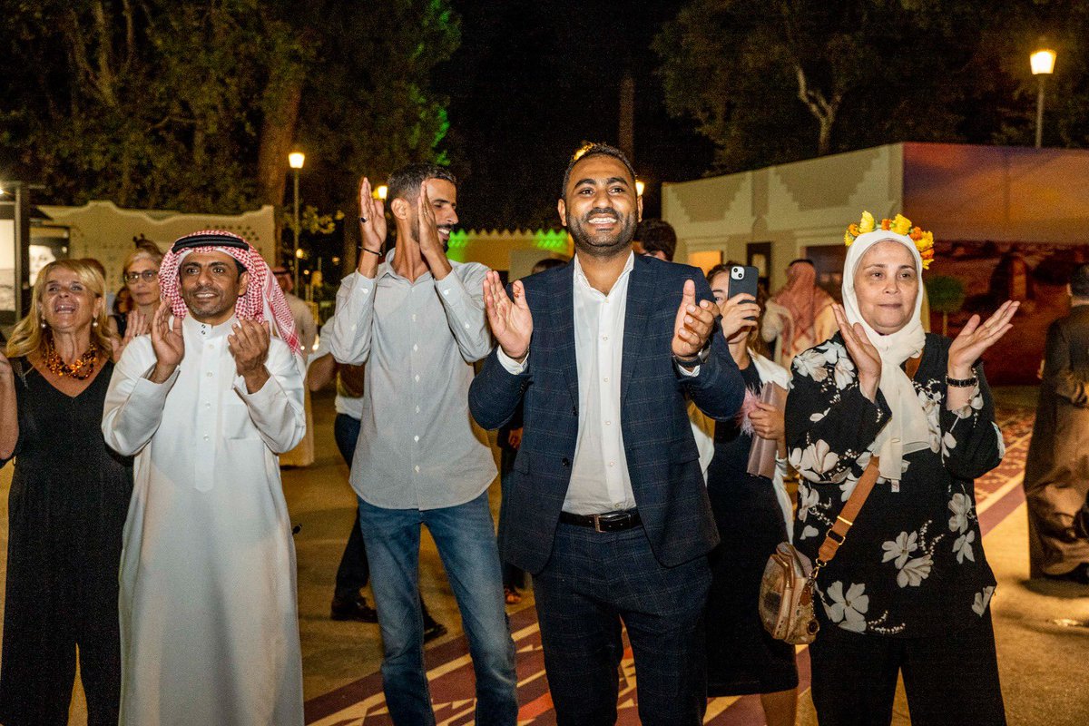 KSAembassyIT's tweet photo. . #SaudiVillage | Lieti di aver ospitato le esibizioni del cantante saudita🇸🇦, studente di opera al Conservatorio Giuseppe Verdi di Milano 🇮🇹 ed esperto dell'industria musicale, Mostafa Shirah, @mostashiru 
#SaudiNationalDay93 https://t.co/tsYGXO15dW
