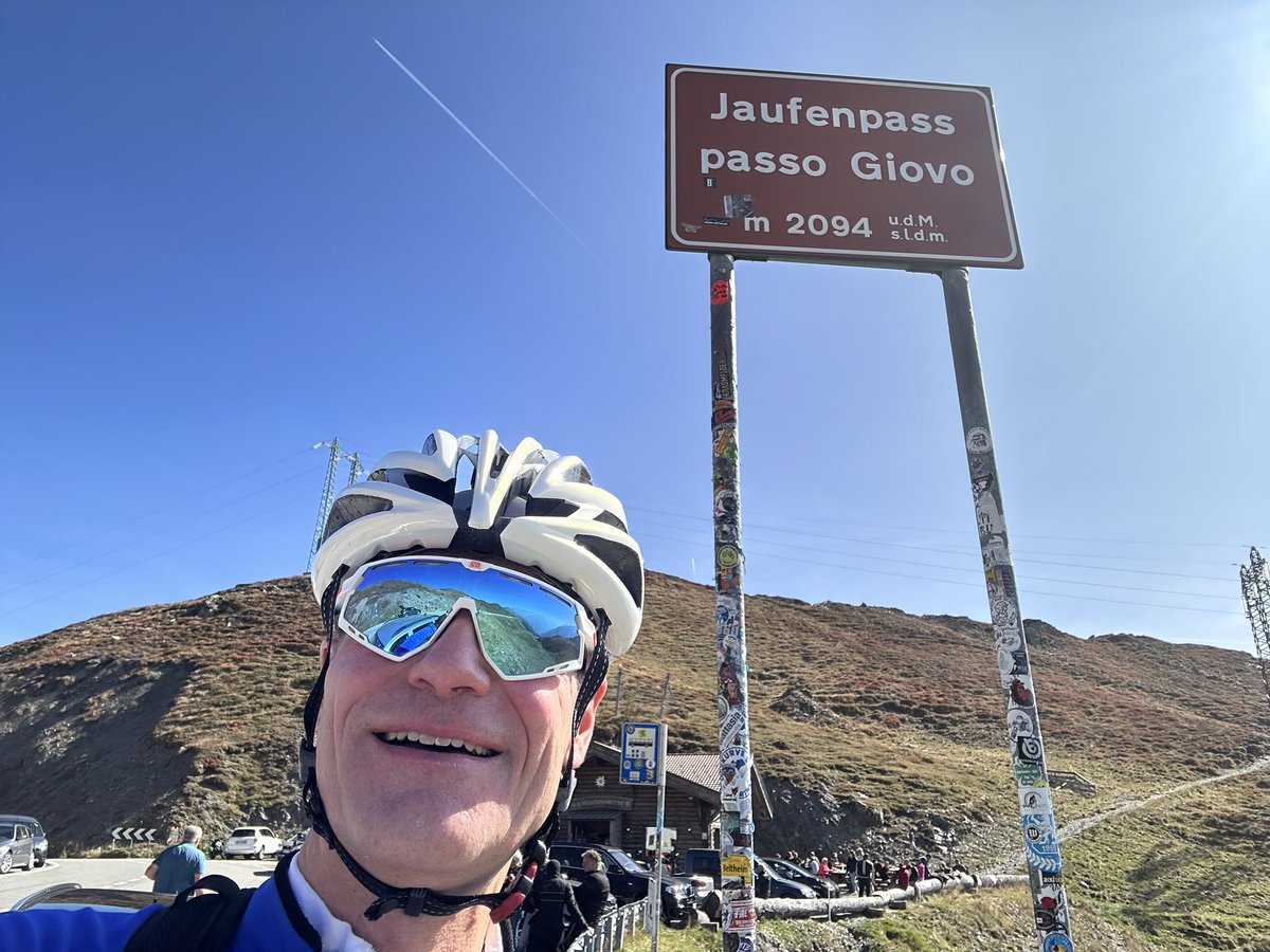 Ich habe den wunderbaren Spätsommertag für eine Radtour genutzt. Der Jaufenpass ist immer wieder schön 😊
