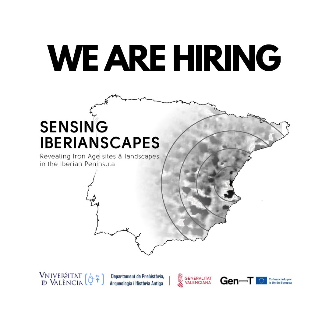 rmenCG's tweet photo. Fascinated by the #IronAge, #archaeogeophysics, or integrating new technologies in #archaeology? We're looking for a motivated PhD student + a dynamic Research Assistant to join the team of the project SENSING IBERIANSCAPES - Revealing Iron Age Sites and Landscapes in the Eastern https://t.co/Yj8SOoIbwZ