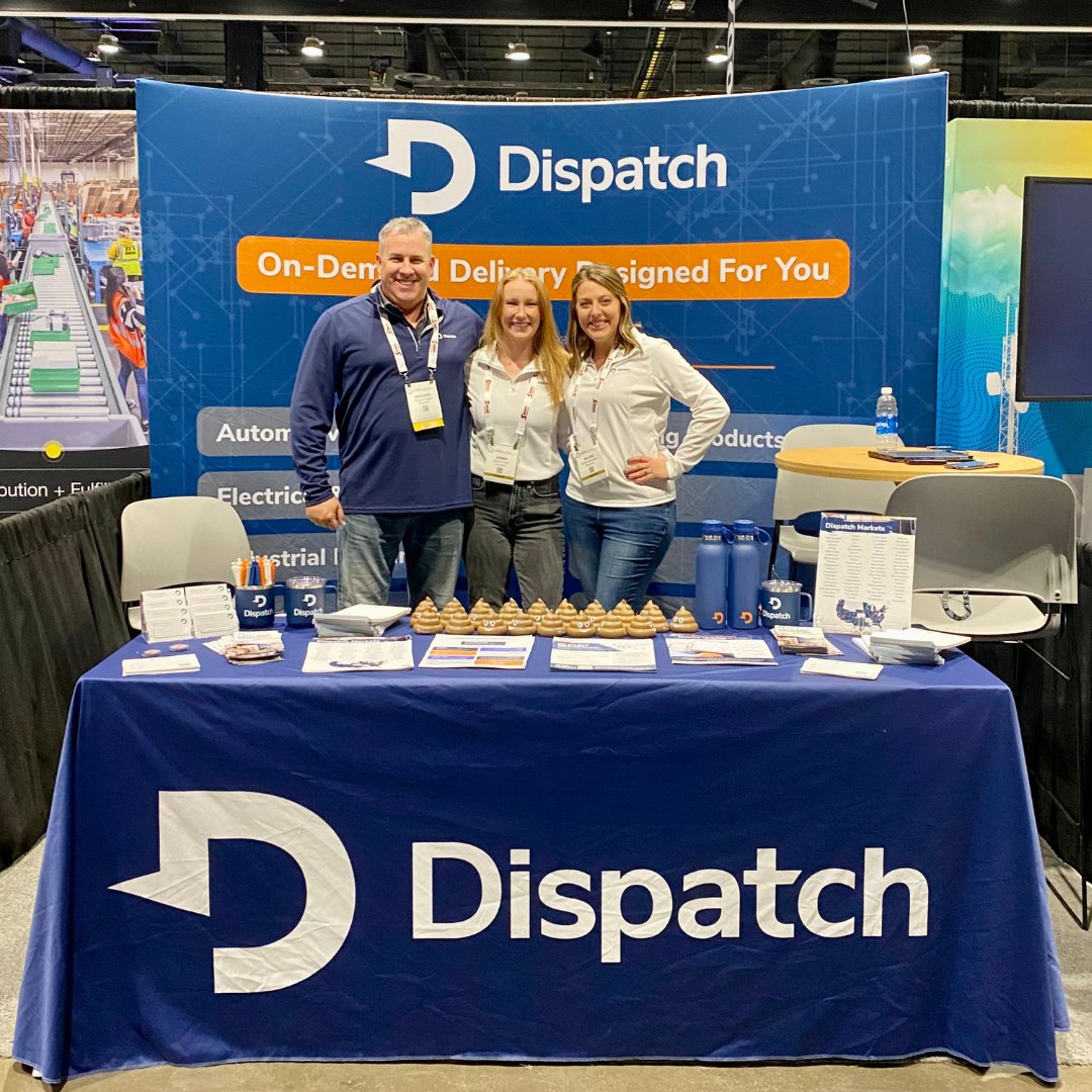DispatchItInc's tweet photo. This week is packed with action for the Dispatch team! We're thrilled to be in Orlando for @cscmp EDGE, and you can catch us at booth #920 through Tuesday. #EDGE2023 #DeliverMore https://t.co/a487NpA2B3
