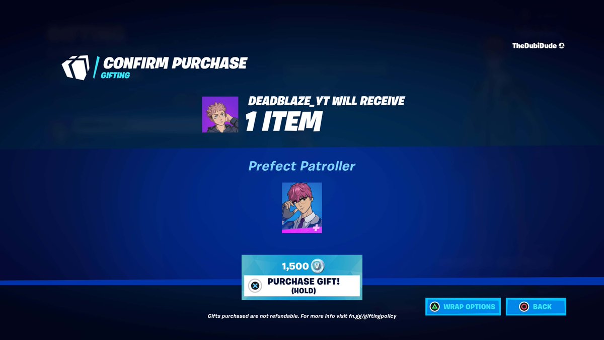 dubi_dude's tweet image. #CONGRATULATIONS "DEADBLAZE" on receiving #PREFECT #PATROLLER #Epic #OUTFIT from #DubiDude for #WEEKLY 1500 #vBucks #Giveaway! 

#Fortnite #FortniteChapter4 #fortnitegiveaway #PakistanGaming #PakGaming #Gaming #Congrats #Pakistan #October2023 #India #uae
