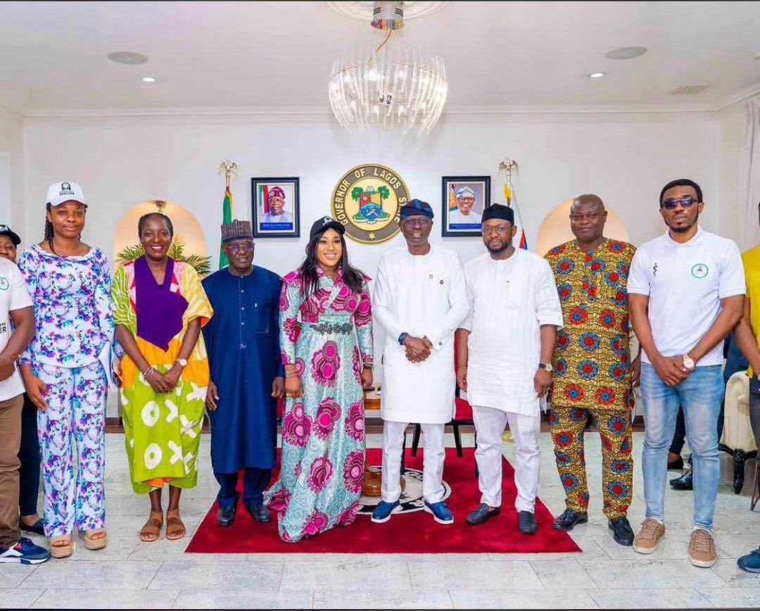 NasscoNigeria's tweet photo. During a working visit to #Lagos for the verification of the National Social Register, the Hon Minister of @fmha_pa, Dr Betta Edu in company of NASSCO National Coordinator Abdulaziz Danladi @ASKLazoski and other ministry officials called on Governor @jidesanwoolu of Lagos State https://t.co/pDMhJXBNTD