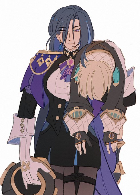 clorinde posting <333 #GenshinImpact #clorinde #Freminet #Wriothesley