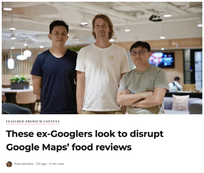 drigmo's tweet photo. Thank you kind folks of @techinasia for helping us spread the word on our vision. 😌 🙏

Article is paywalled, do consider supporting TiA esp as they've been so imprtnt growing our startup scene.

For those that can't afford it, DM us &amp; we'll shoot you a redacted version 🤫 https://t.co/EmRcg6HZkT